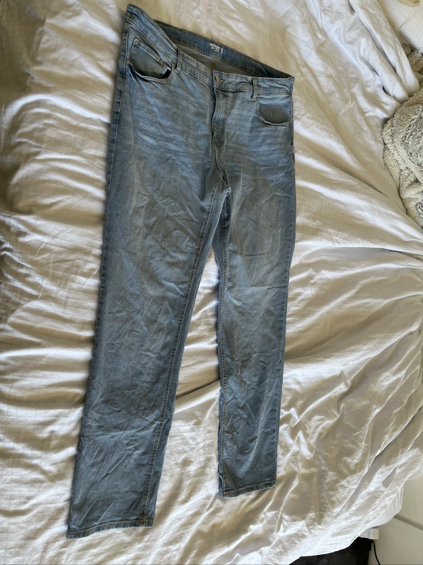 Jean Regular - 46L32 - Kiabi - Triple Stone/Bleu clair - Neuf sans étiquette